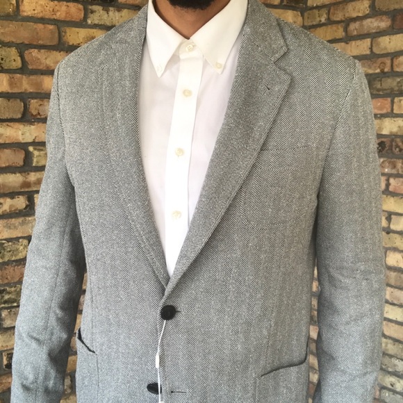 Armani Collezioni Other - NWT Armani Collezioni J-Line Herringbone Blazer